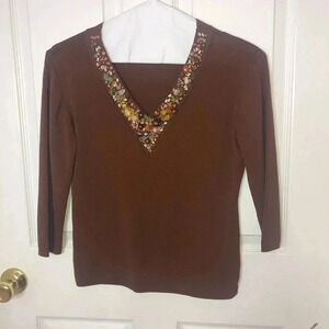 Joseph a women’s brown sweater
